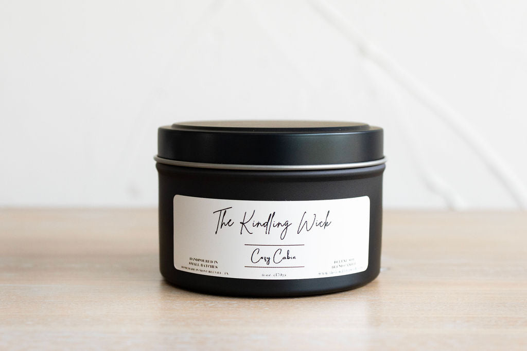 Cozy Cabin - 6 oz. Tin Candle