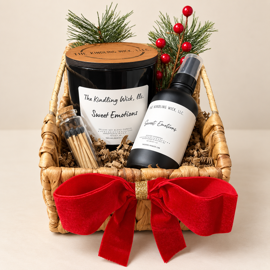 Medium Gift Basket-The Home Fragrance Trio